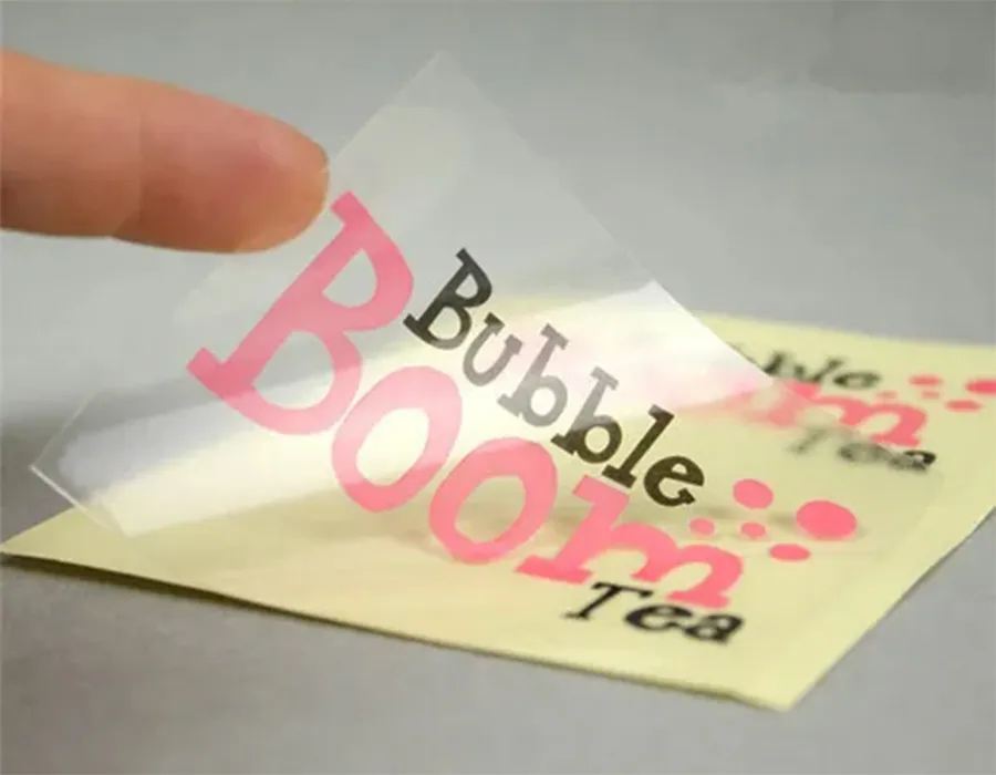 pvc transparent stickers printing dubai